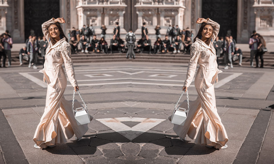 MASOOM MINAWALA REPRESENTING INDIA IN MILAN FASHION WEEK