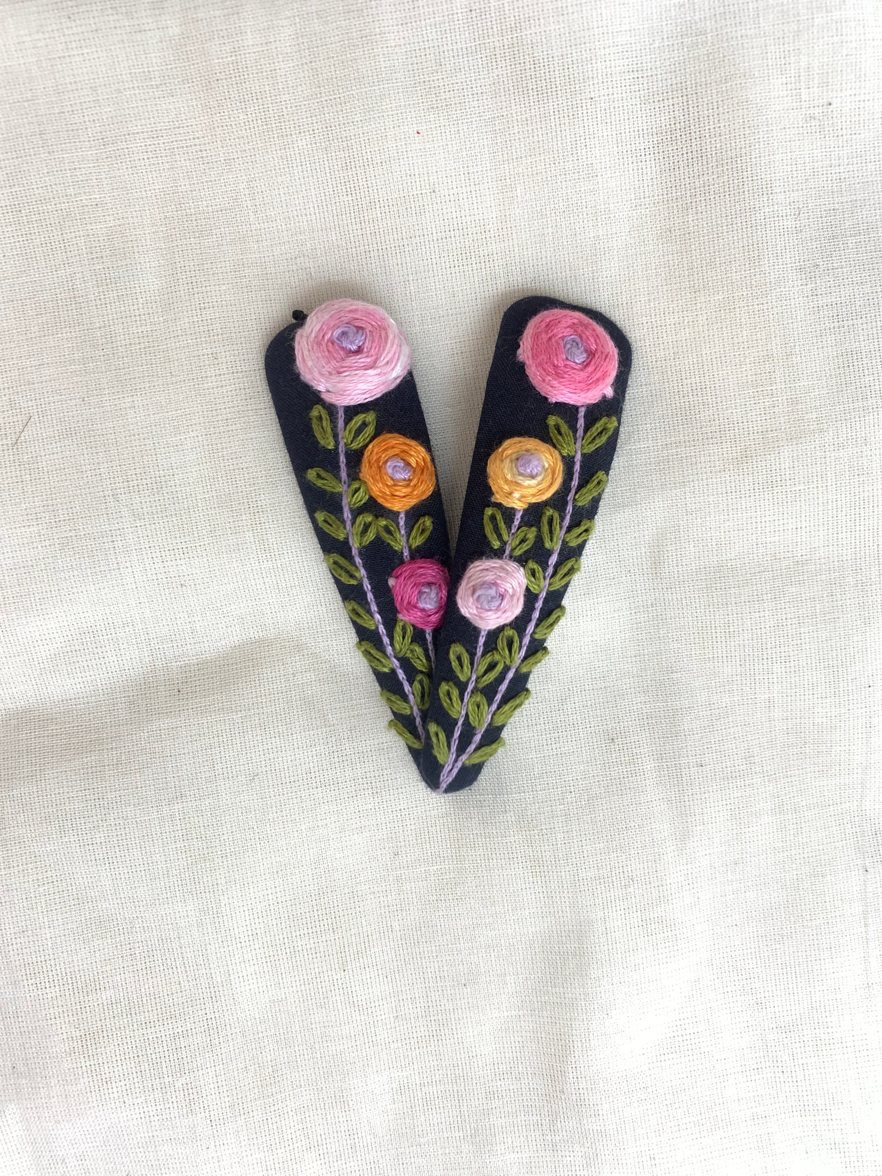 Hearts & Blooms Hair Pins