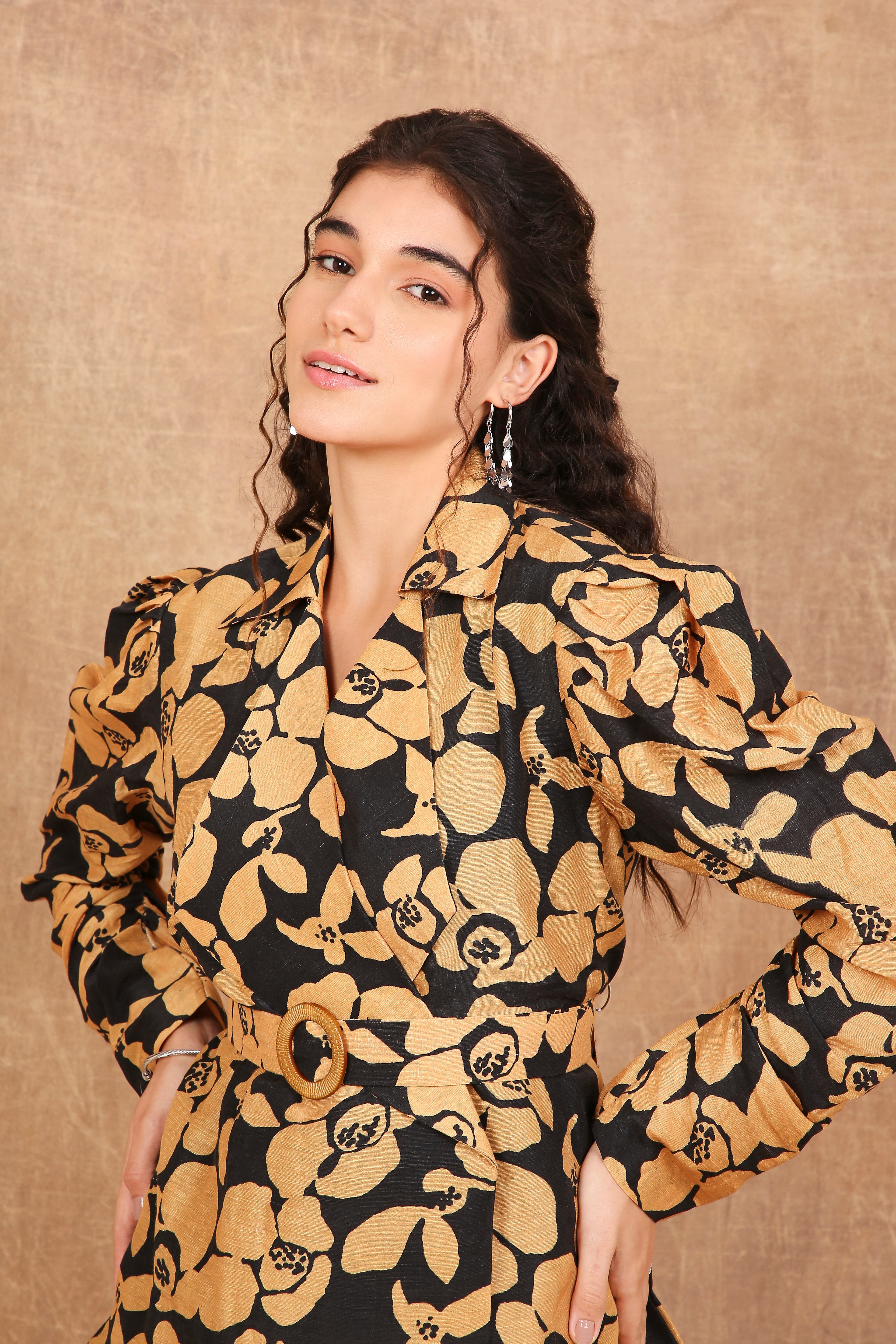 Abstract Florets Jacket