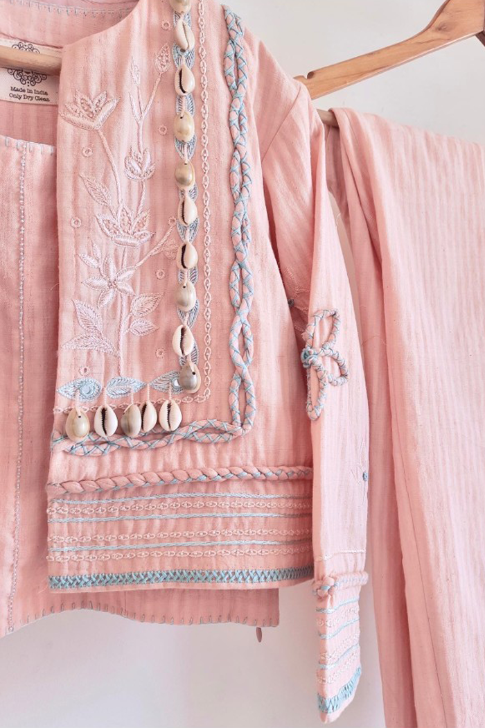 PINK SUNSET JACKET CROP TOP PANTS SET