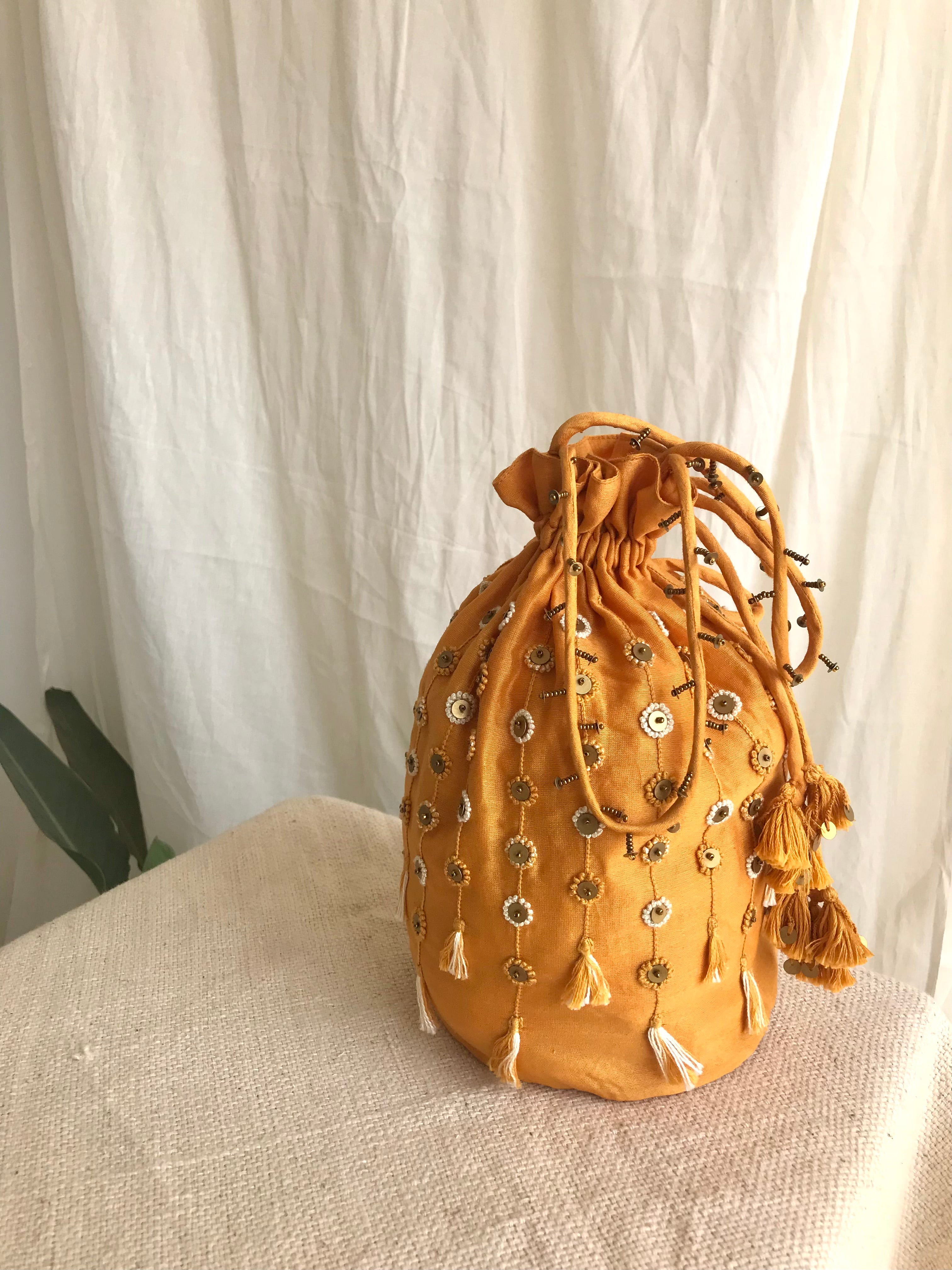 Marigold potli bag