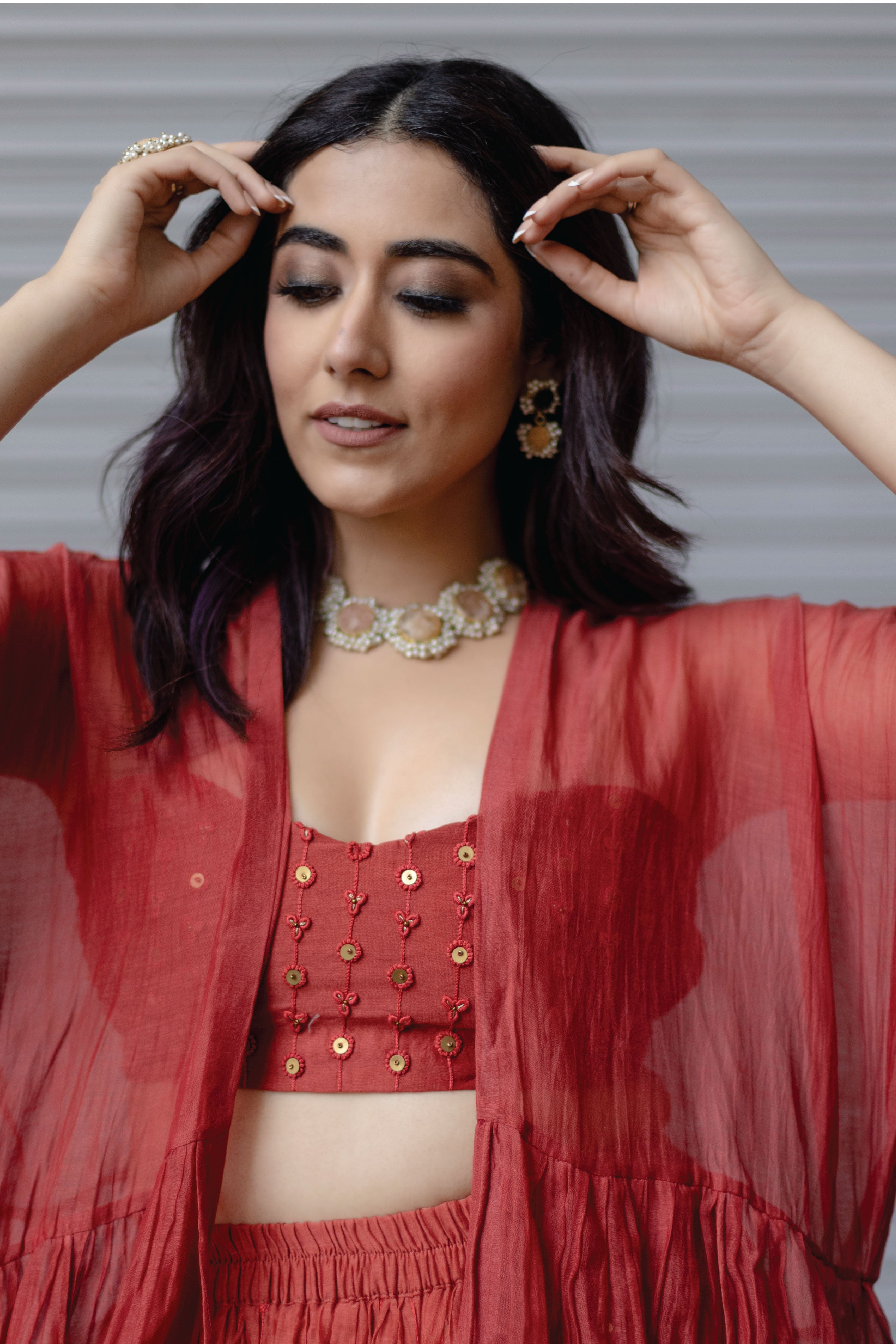 Rosette sharara set