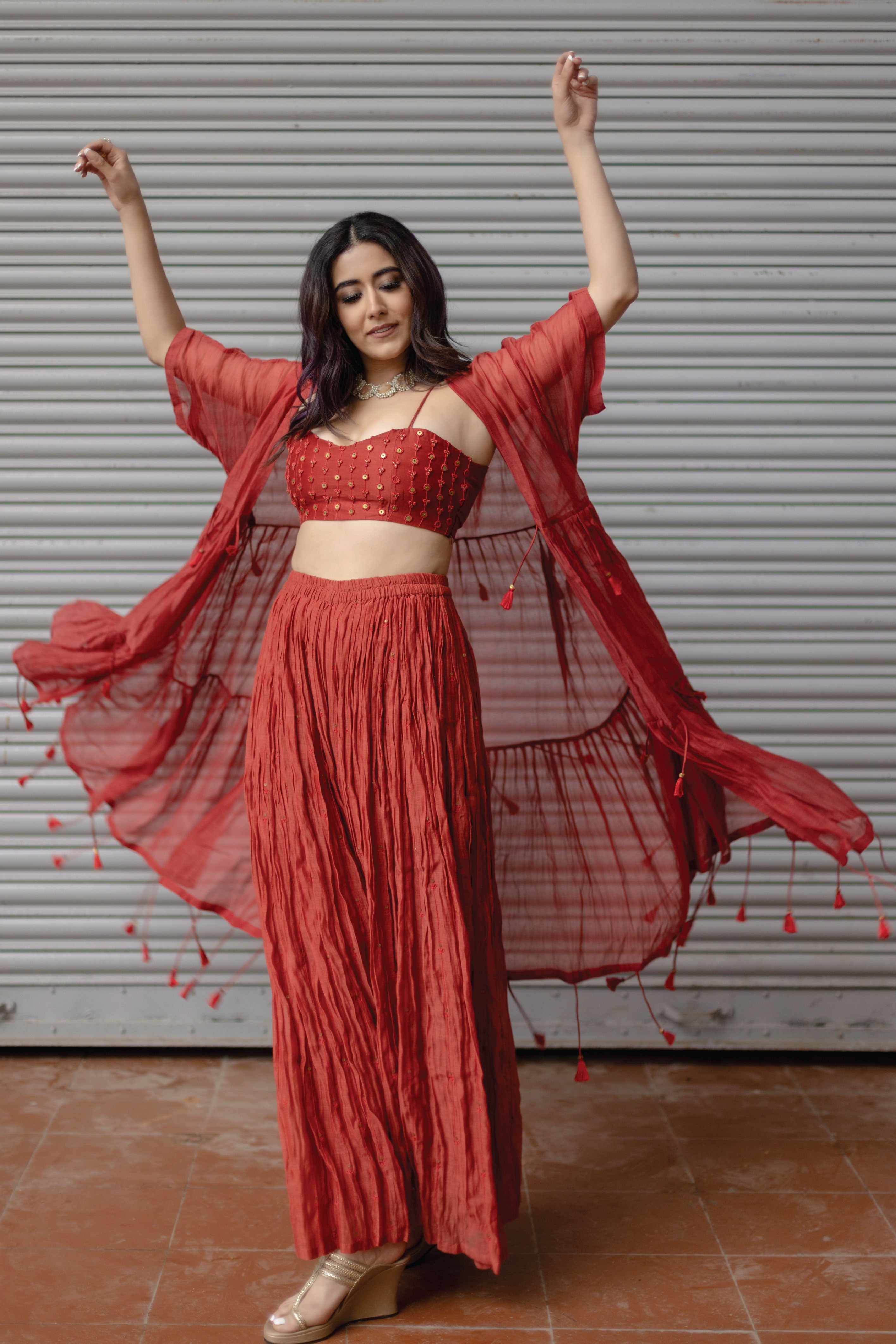 Rosette sharara set