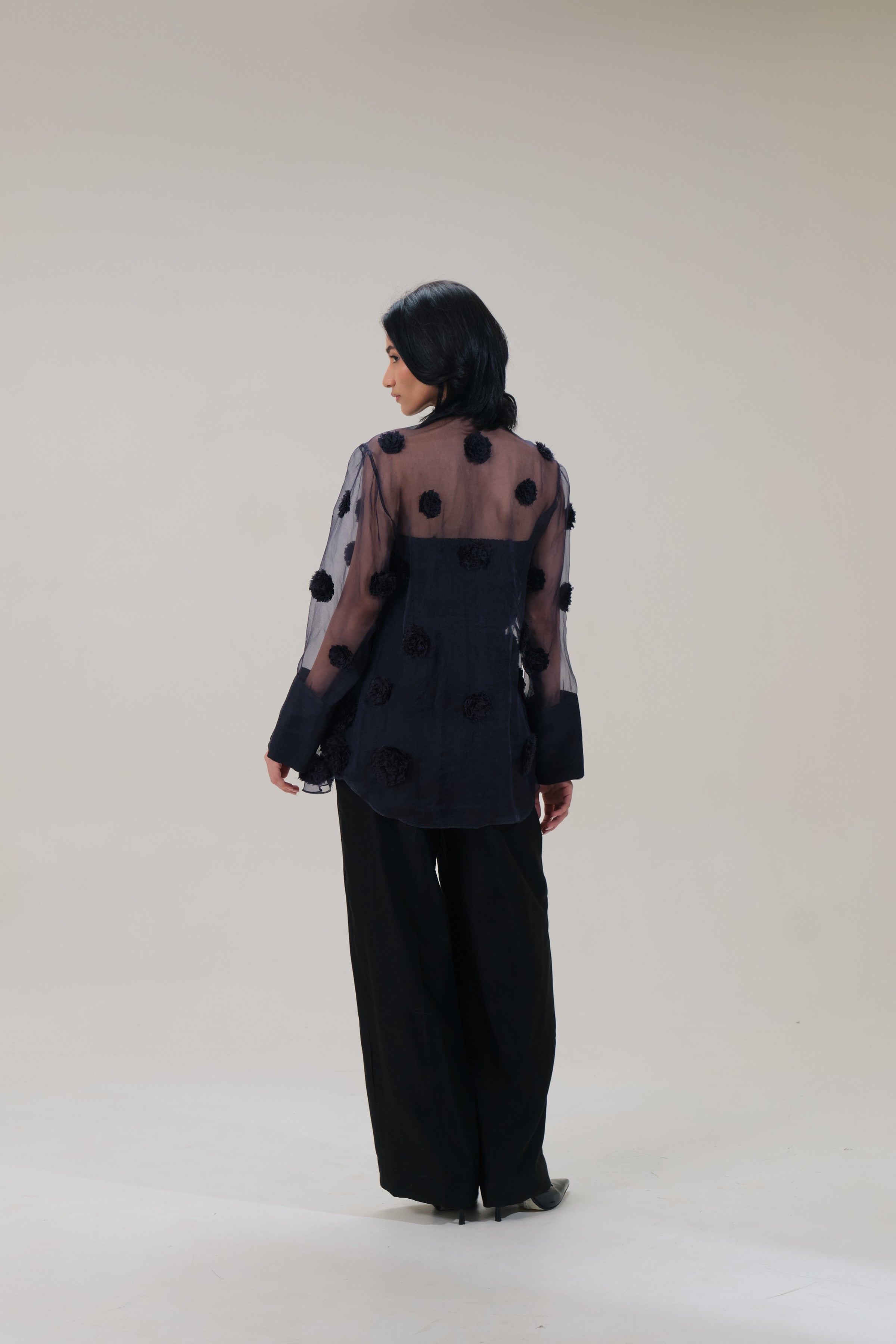 CHANDERI STRAIGHT PANTS