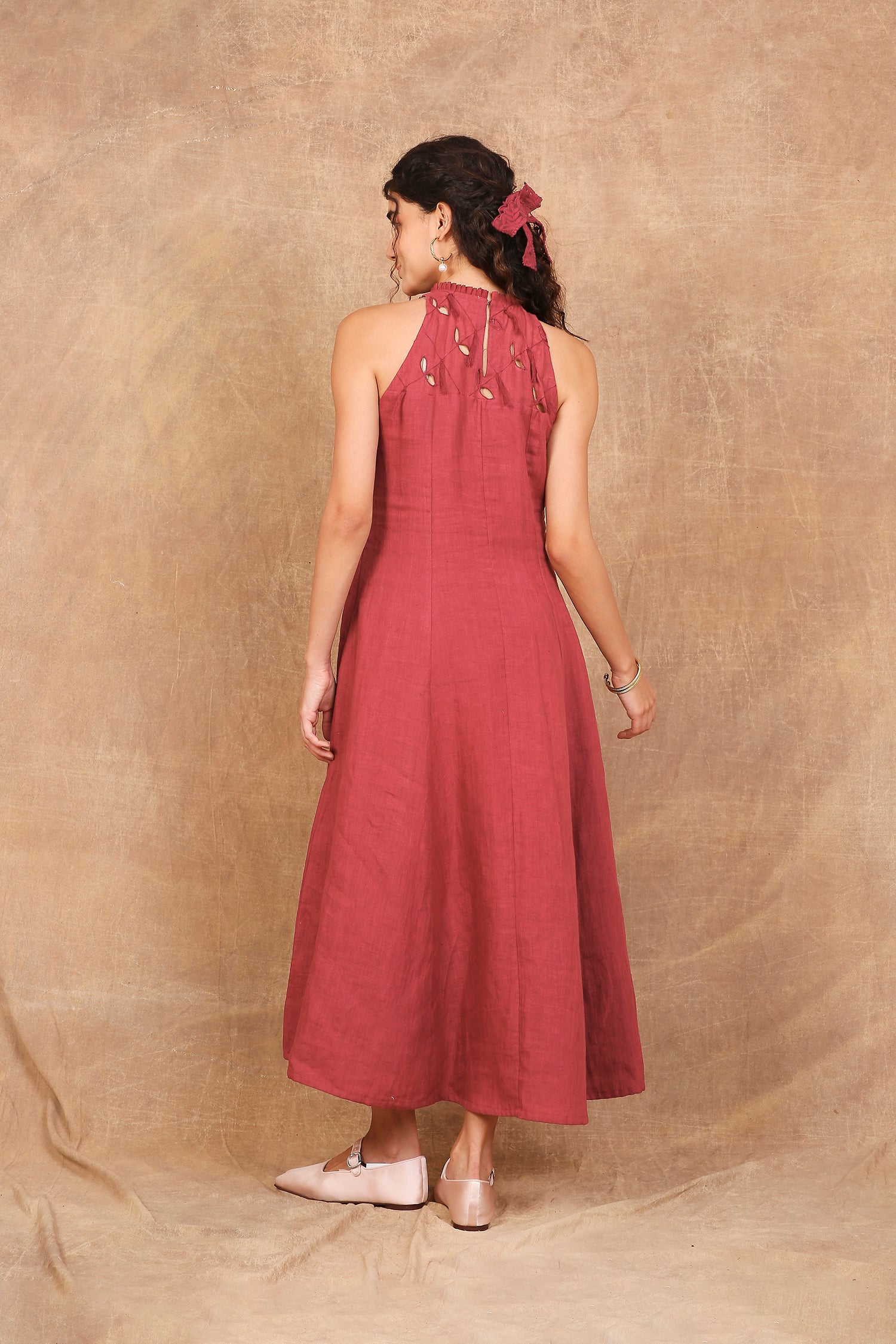 Earthy Red Persian Dress