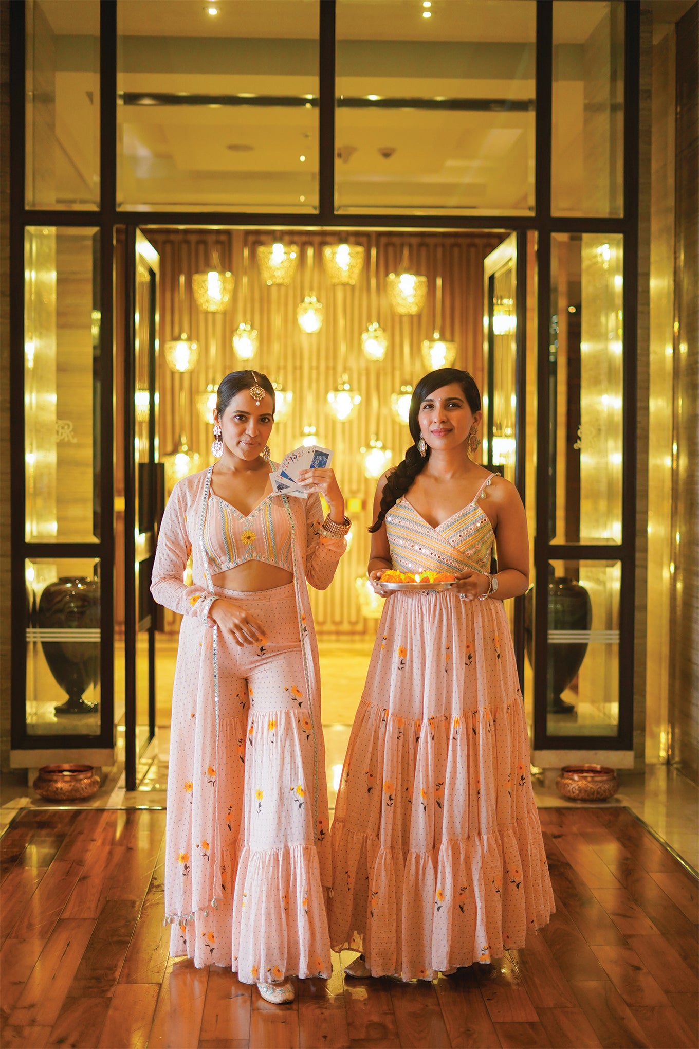 Before Sunset Pink Gathered Dress