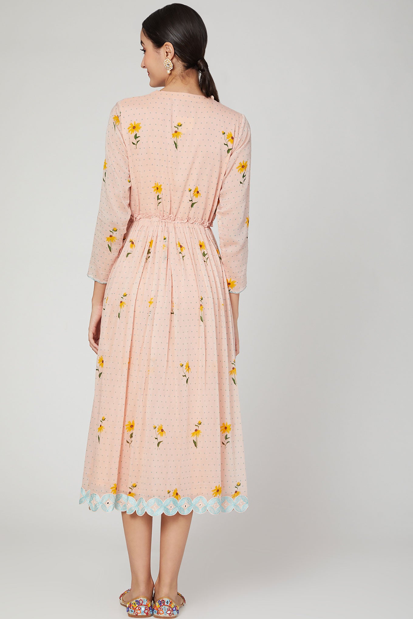 Pink Sunset Keyhole Dress