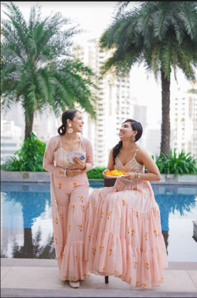 Before Sunset Pink Gathered Dress