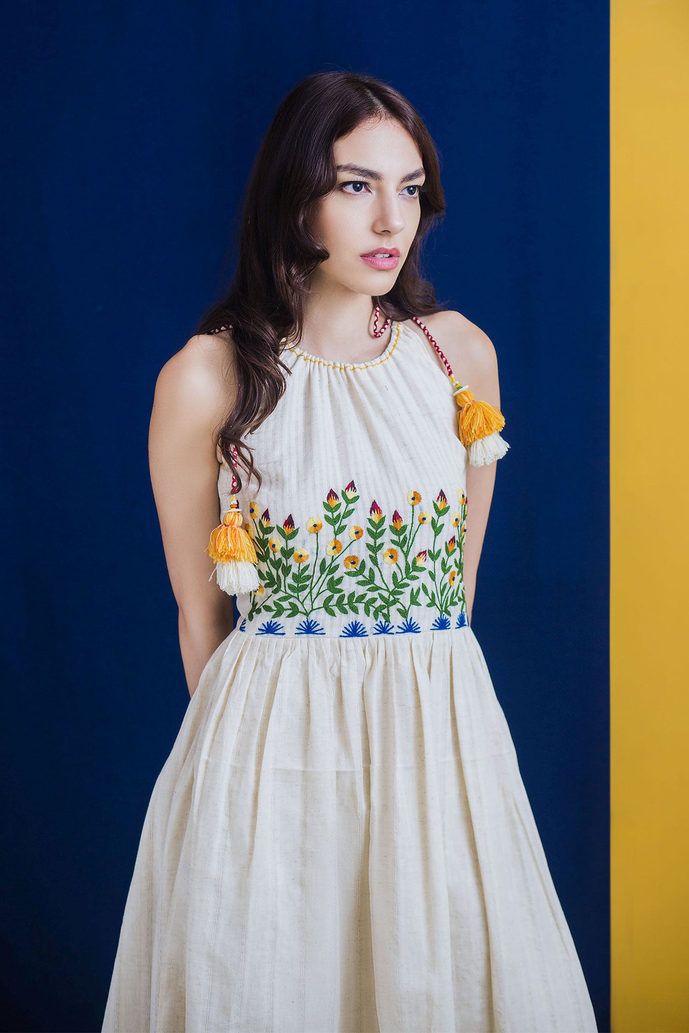 Marigold garden dress
