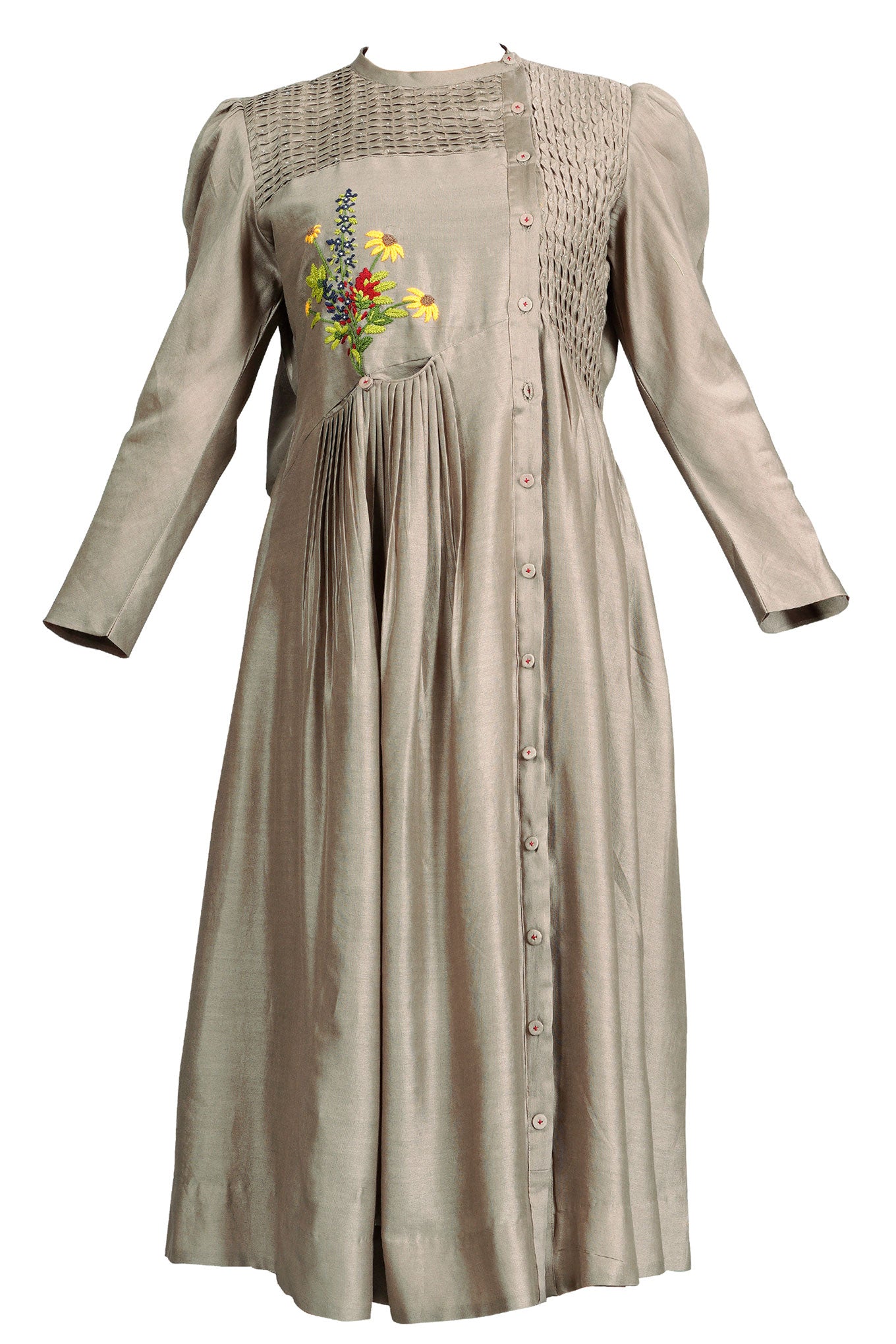 Cornflower Dress (Taupe)